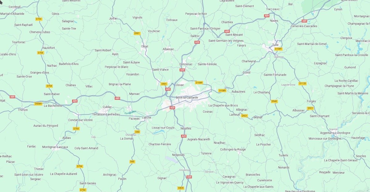 map Frelon la reine