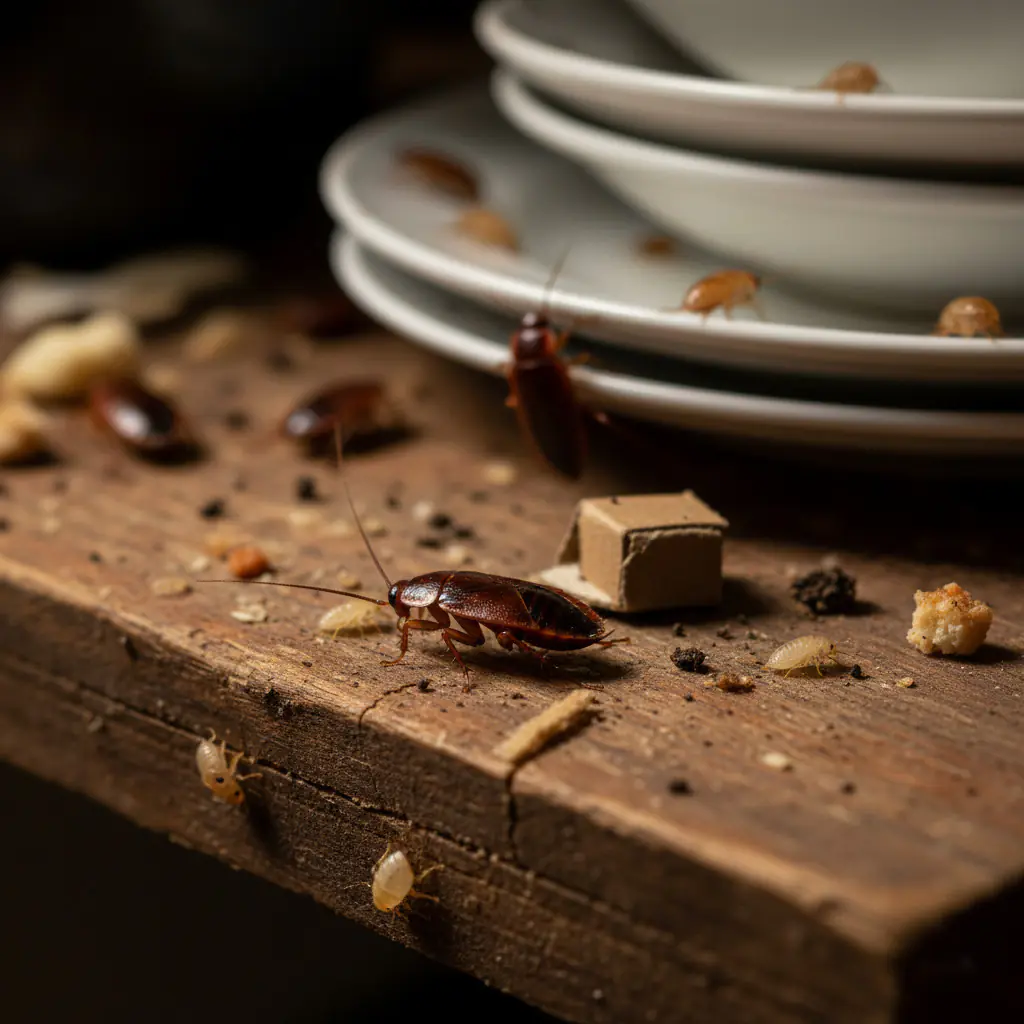 cafards dans un appartement Frelon la reine