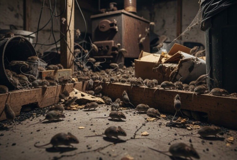 infestation de souris