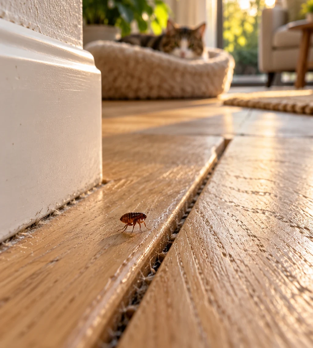 Puces de parquet : traitement professionnel et garantie d&rsquo;intervention
